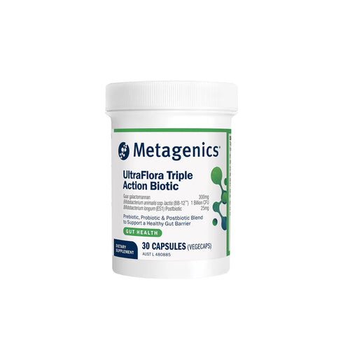 UltraFlora Triple Action Biotic 30 Capsules-Metagenics-Matakana Pharmacy